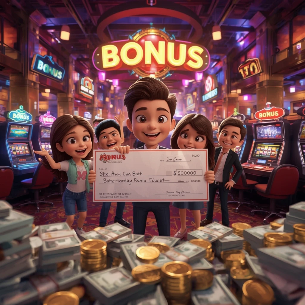 bonus in man's hands at Cwinz Casino